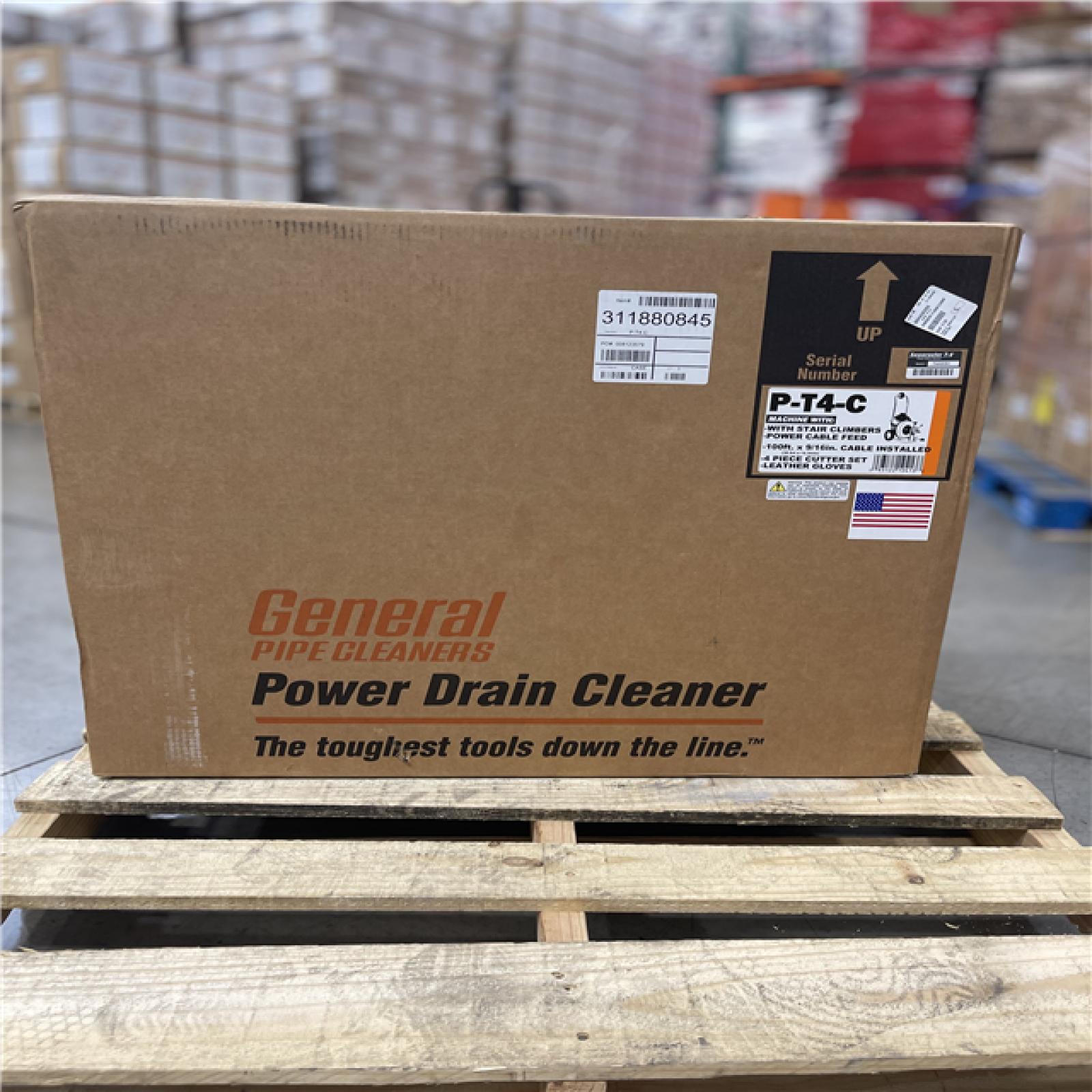 NEW! - General Sewerooter T-4 Drain Cleaner W/ 100 Ft. X 9/16 In. Cable