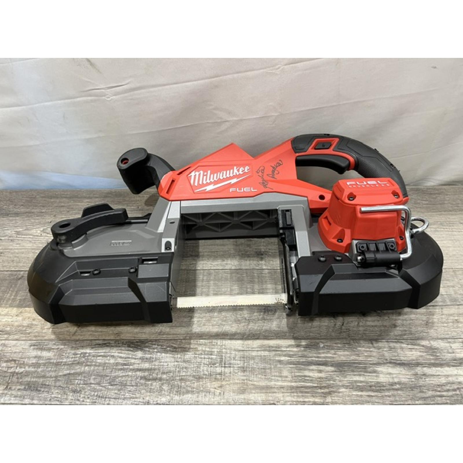 AS-IS Milwaukee FUEL 18V Lithium-Ion Brushless Cordless Deep Cut Band Saw (Tool-Only)
