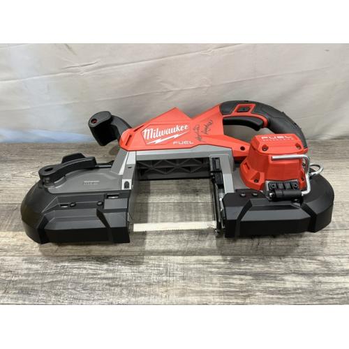 AS-IS Milwaukee FUEL 18V Lithium-Ion Brushless Cordless Deep Cut Band Saw (Tool-Only)