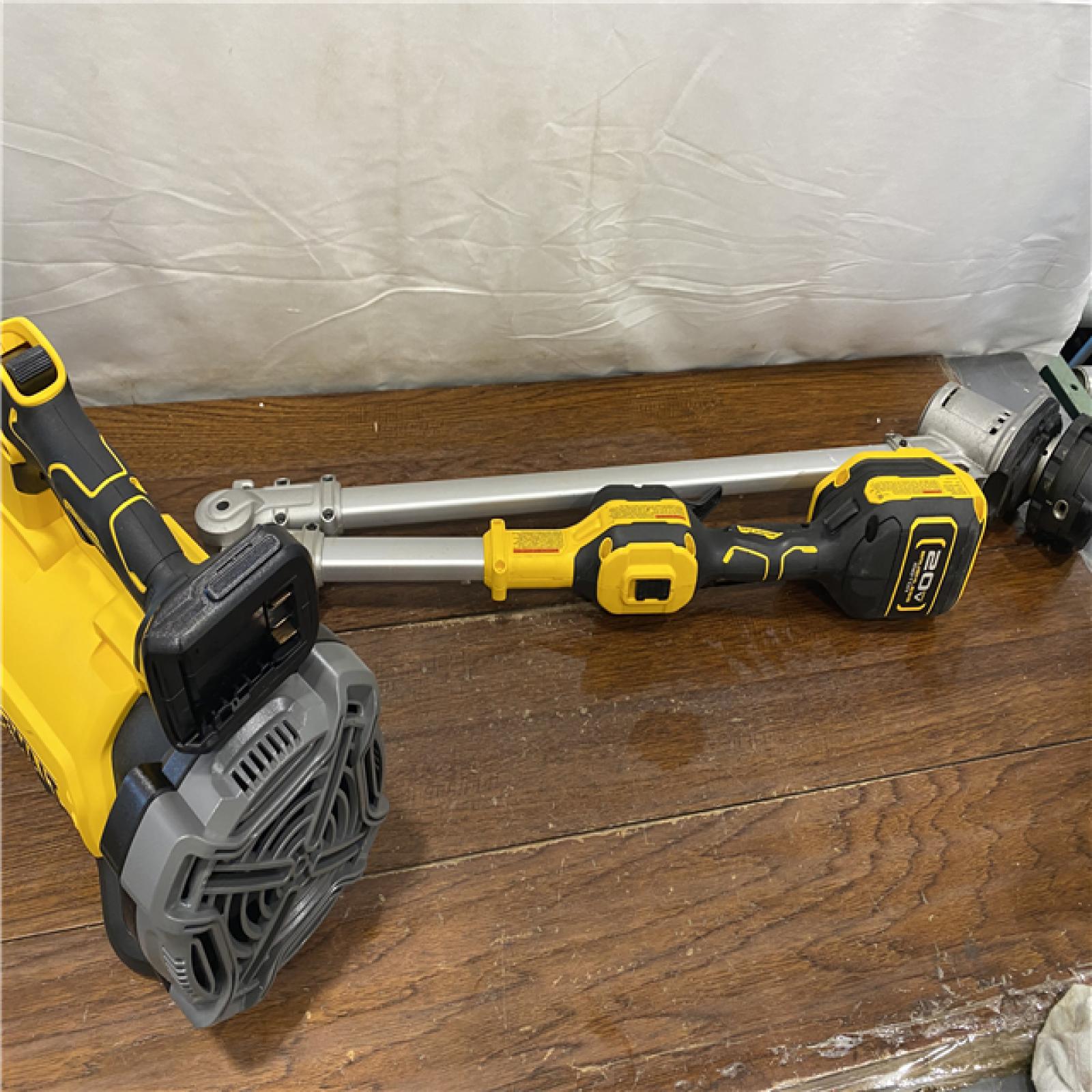 AS-IS 20V MAX Cordless Battery Powered String Trimmer & Blower Combo Kit with (1) 4 Ah Battery & Charger