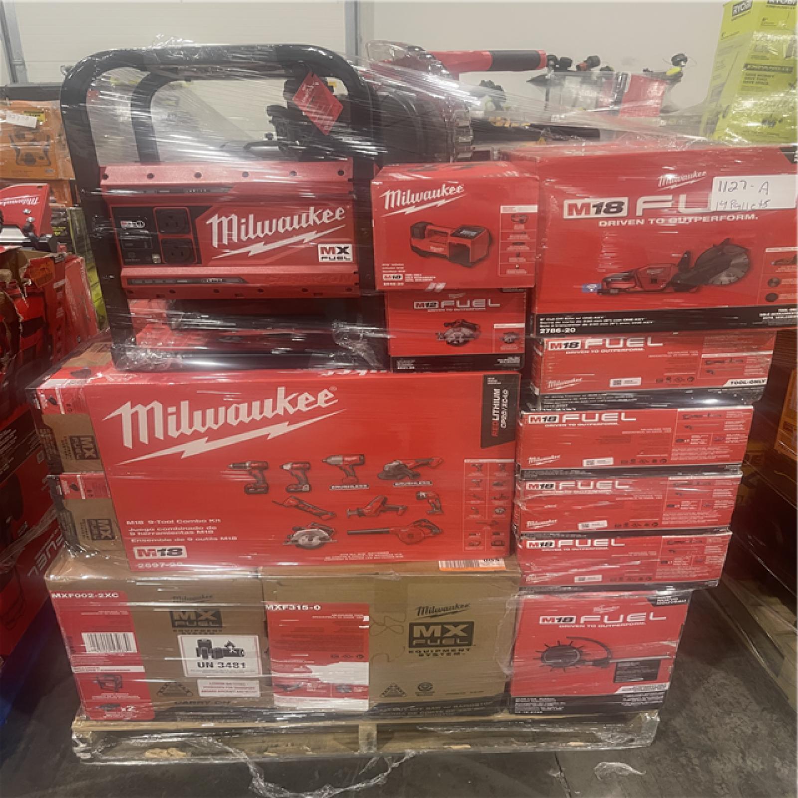 Pittston Location As-Is Power Tools Partial Truckload (14 pallets) 1127-A