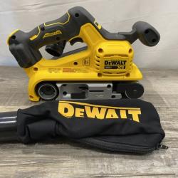 AS-IS DEWALT 20V MAX* XR Brushless Cordless Belt Sander (Tool-Only)
