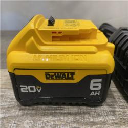 AS-IS DEWALT 20V MAX Lithium-Ion 6.0 Ah Battery and Charger