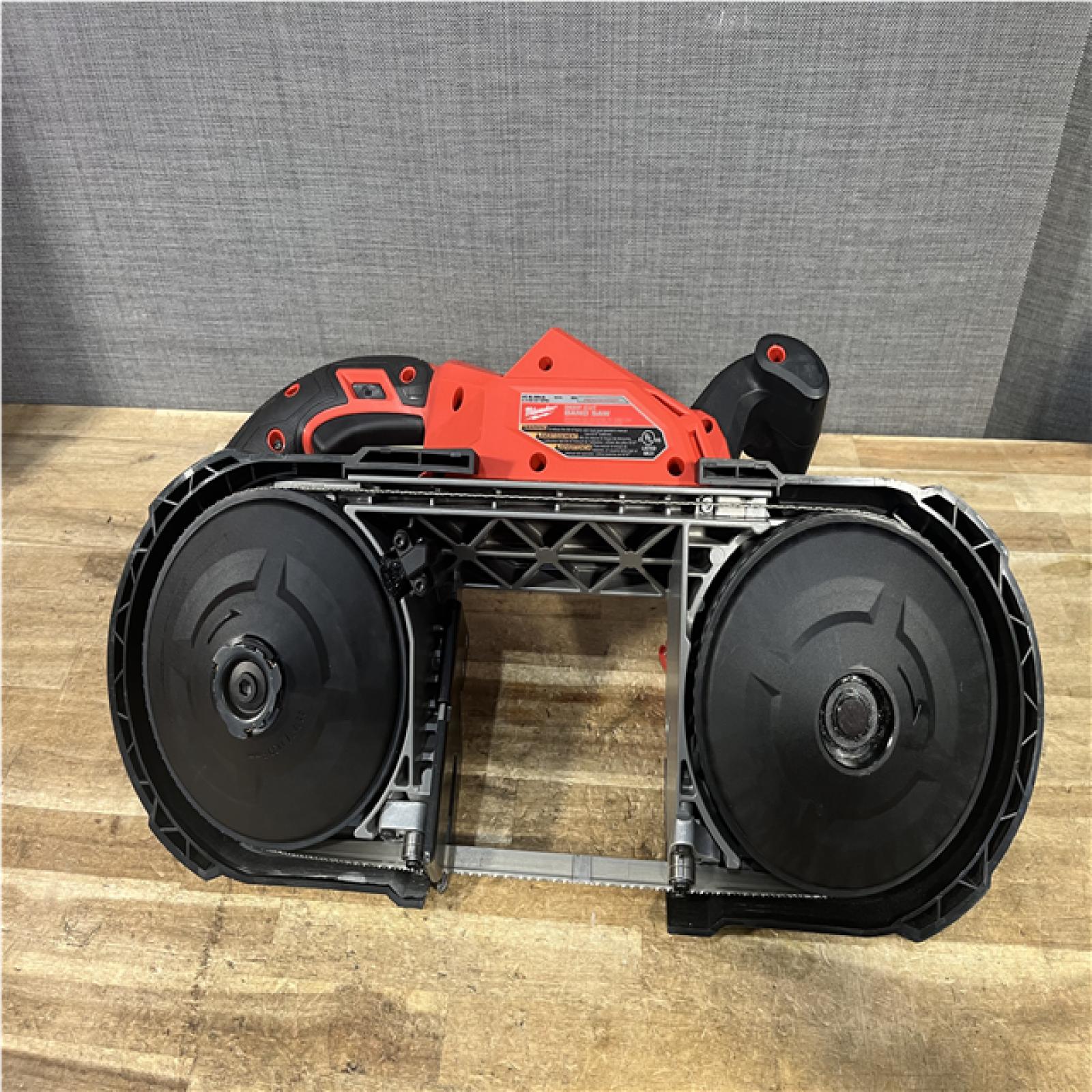 Houston Location AS-IS Milwaukee FUEL 18V Lithium-Ion Brushless Cordless Deep Cut Band Saw (Tool-Only)