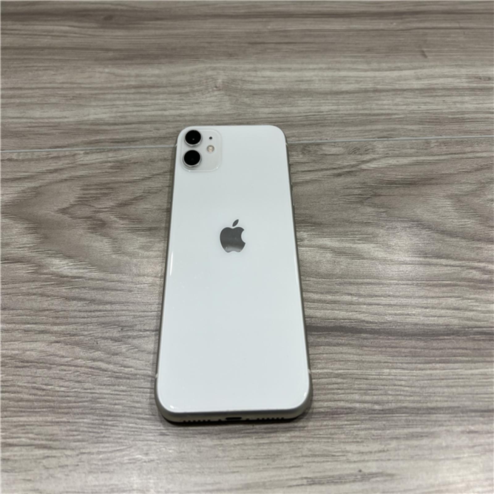 AS-IS Apple iPhone 11 128GB White LTE Cellular MHCY3LL/A