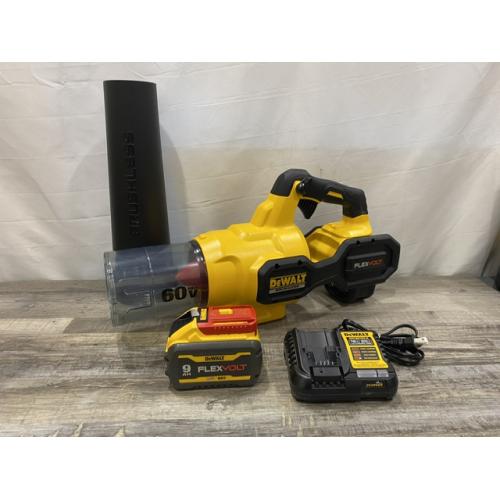 AS-IS DEWALT FLEXVOLT 60V MAX 125 MPH 600 CFM Brushless Cordless Battery Powered Blower Kit