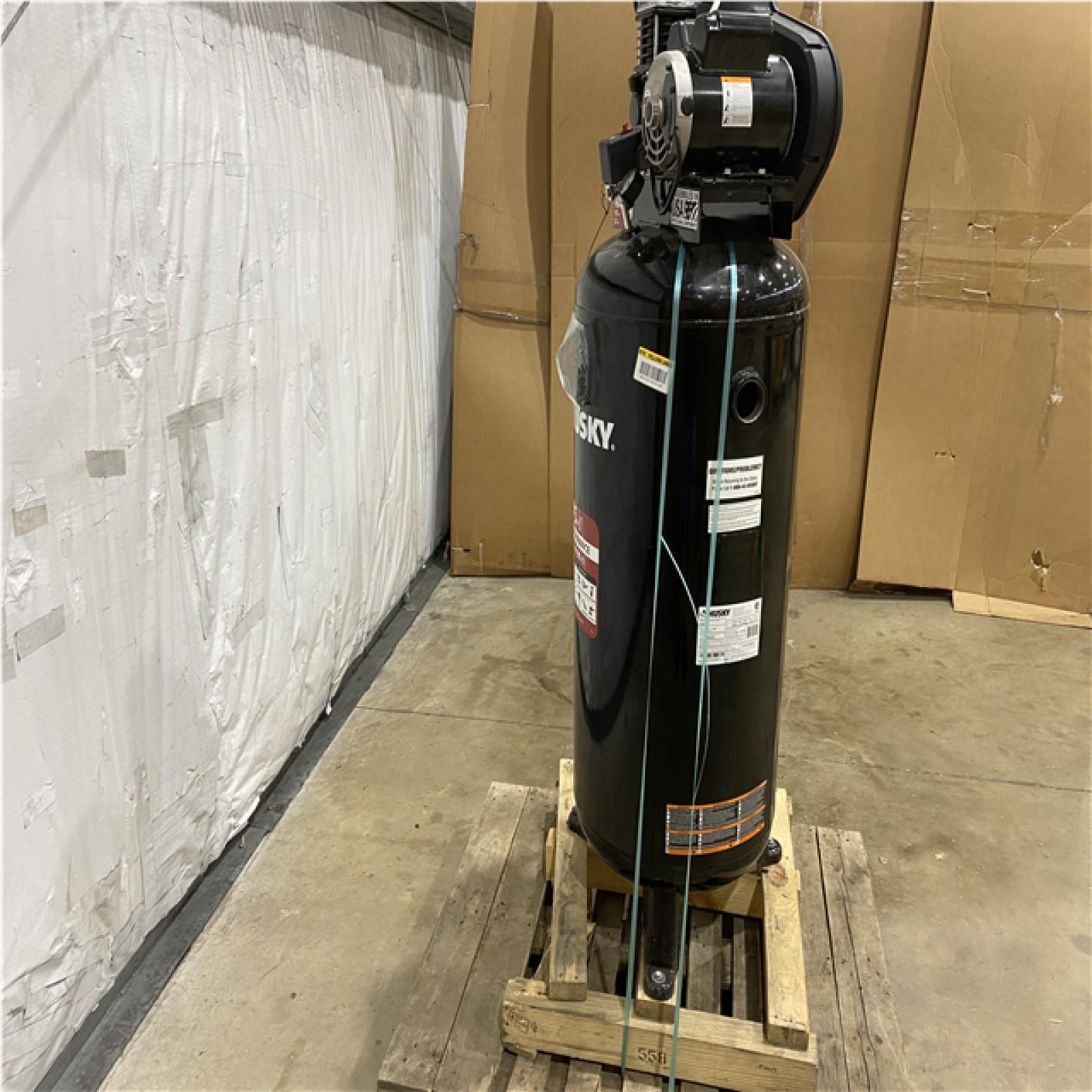 Houston Location - AS-IS Outdoor Power Equipment HUSKY AIR COMPRESSOR