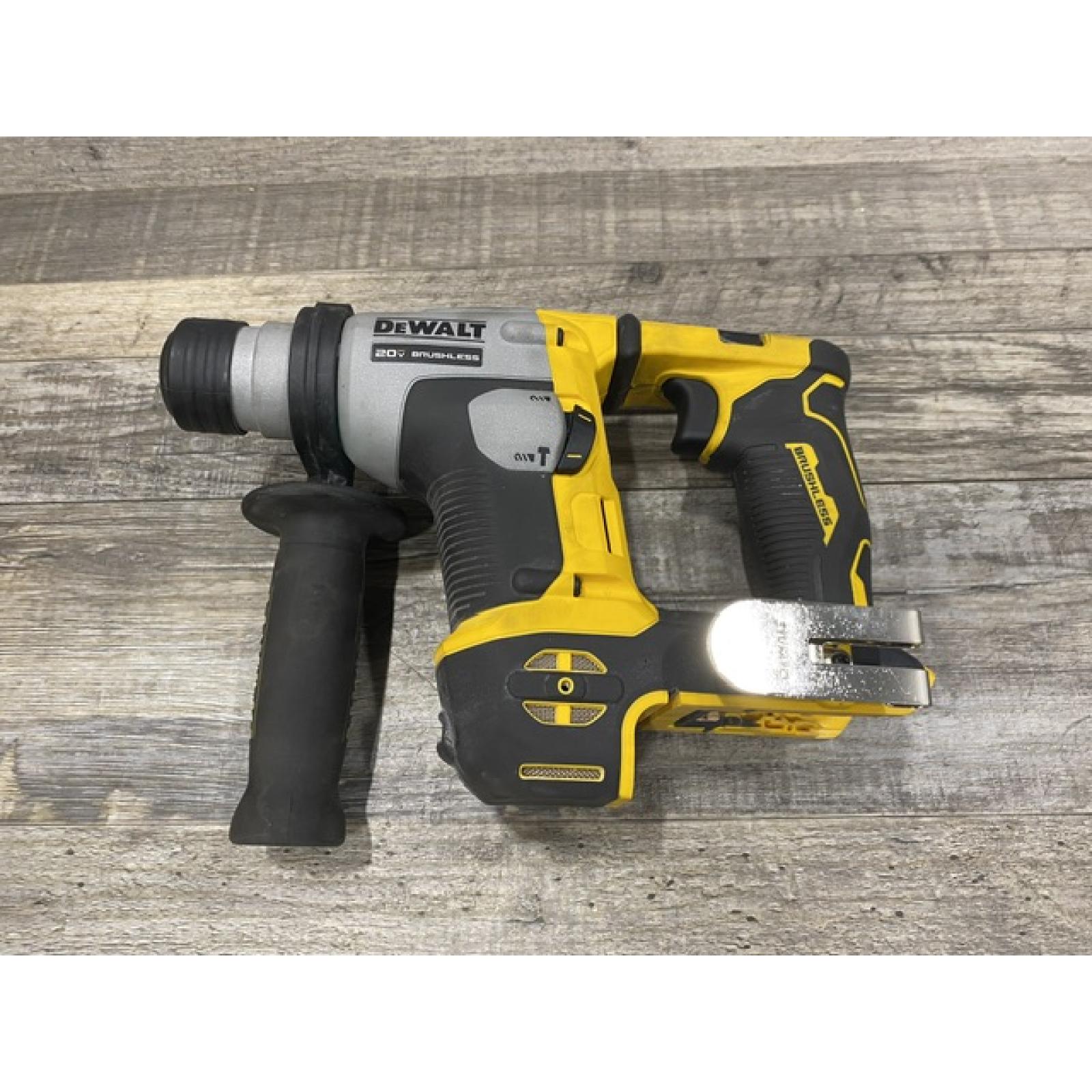 AS-IS DEWALT ATOMIC 20V MAX Cordless Brushless Ultra-Compact 5/8 in. SDS Plus Hammer Drill (Tool Only)