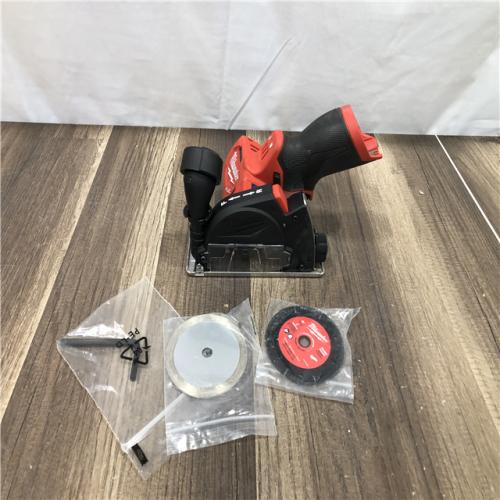 AS-IS Milwaukee FUEL 12V Lithium-Ion Brushless Cordless 3 in. Cut Off Saw (Tool-Only)