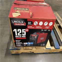 Dallas Location - As-Is Lincoln Electric 125 Amp Weld-Pak 125 Flux-Core Wire Feed Welder(Lot Of 2)