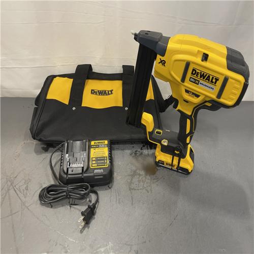 AS-IS - DeWALT 20V MAX XR Lithium-Ion Cordless 18-Gauge Narrow Crown Stapler Kit