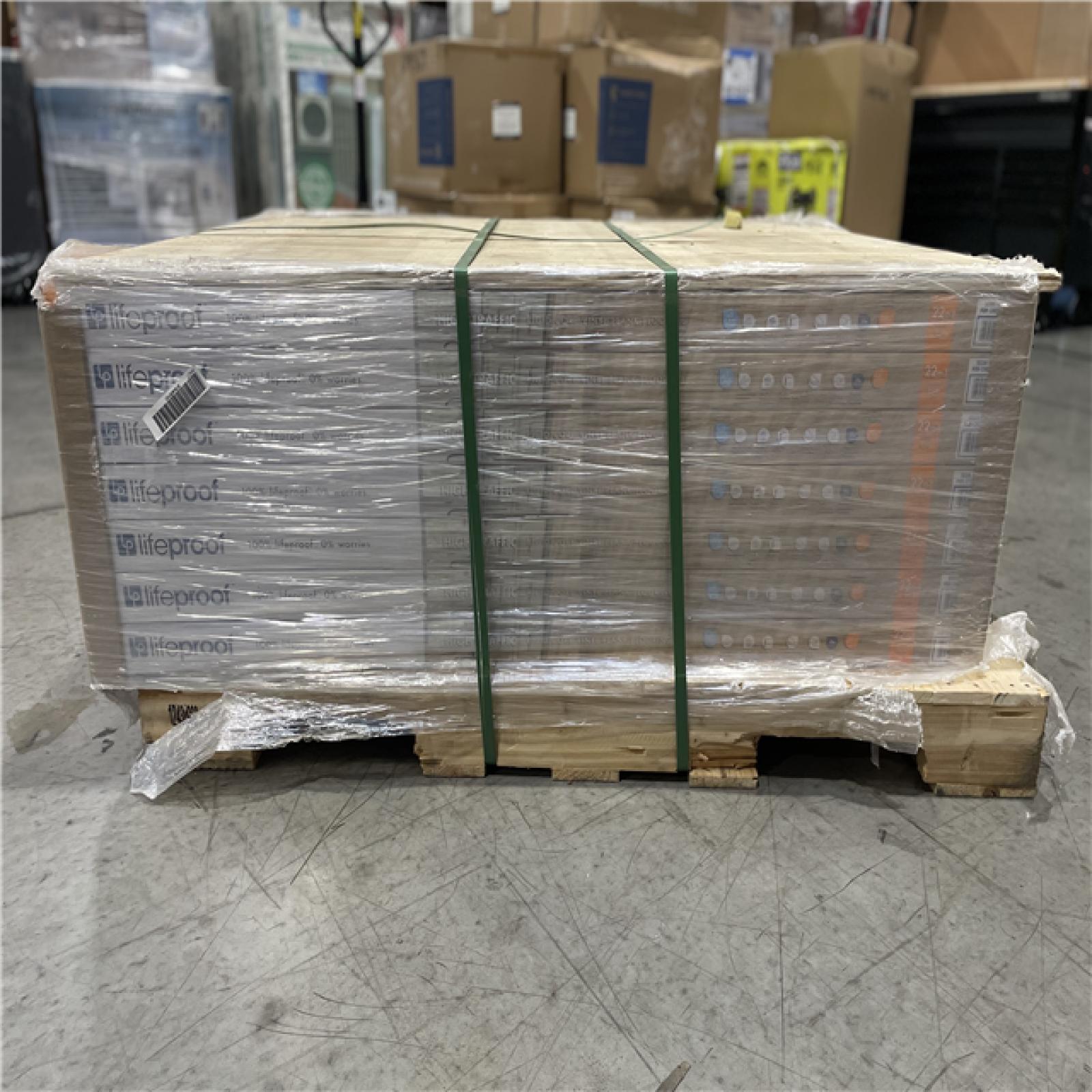 DALLAS LOCATION - LIFEPROOF Dusk Cherry 22 MIL x 8.7 in. W x 48 in. L Click Lock Waterproof Luxury Vinyl Plank Flooring (20.1 sqft/case) PALLET-(28 CASES)