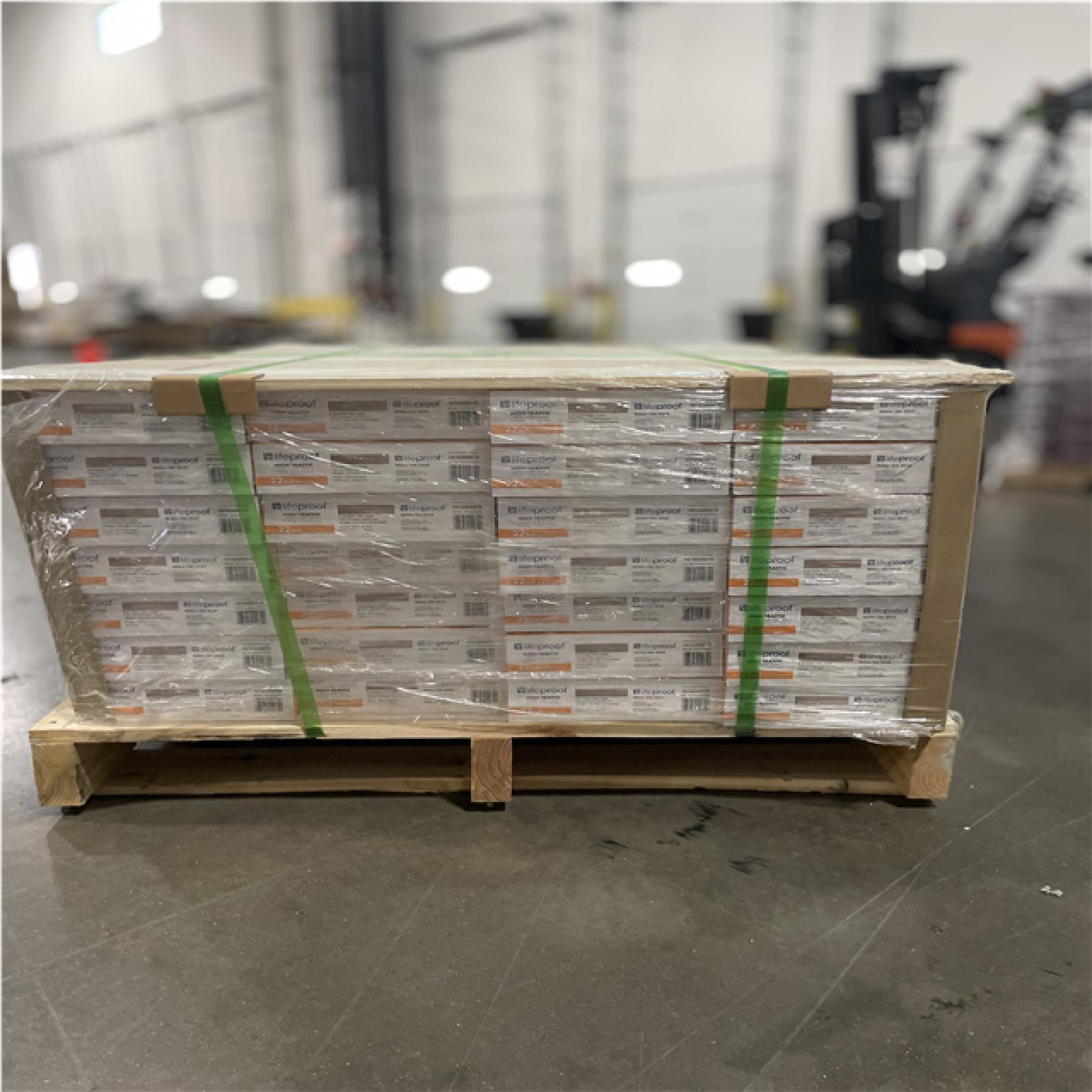 DALLAS LOCATION- Lifeproof Walton Oak 22 MIL x 7.1 in. W x 48 in. L Click Lock Waterproof Luxury Vinyl Plank Flooring (18.7 sqft/Case)PALLET-(28 CASES)