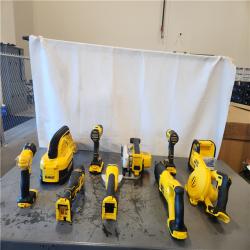 AS-IS- 20-Volt Max Lithium-Ion 10-Tool Cordless Combo Kit with Two 2.0 Ah Batteries  Charger and 2 Bags