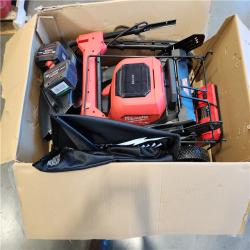 AS-IS- Milwaukee M18 FUEL Brushless Cordless 21 in. Walk Behind Dual Battery Self-Propelled Mower Kit