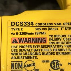 NEW - DEWALT 20V MAX XR Cordless Brushless Jigsaw (Tool Only)