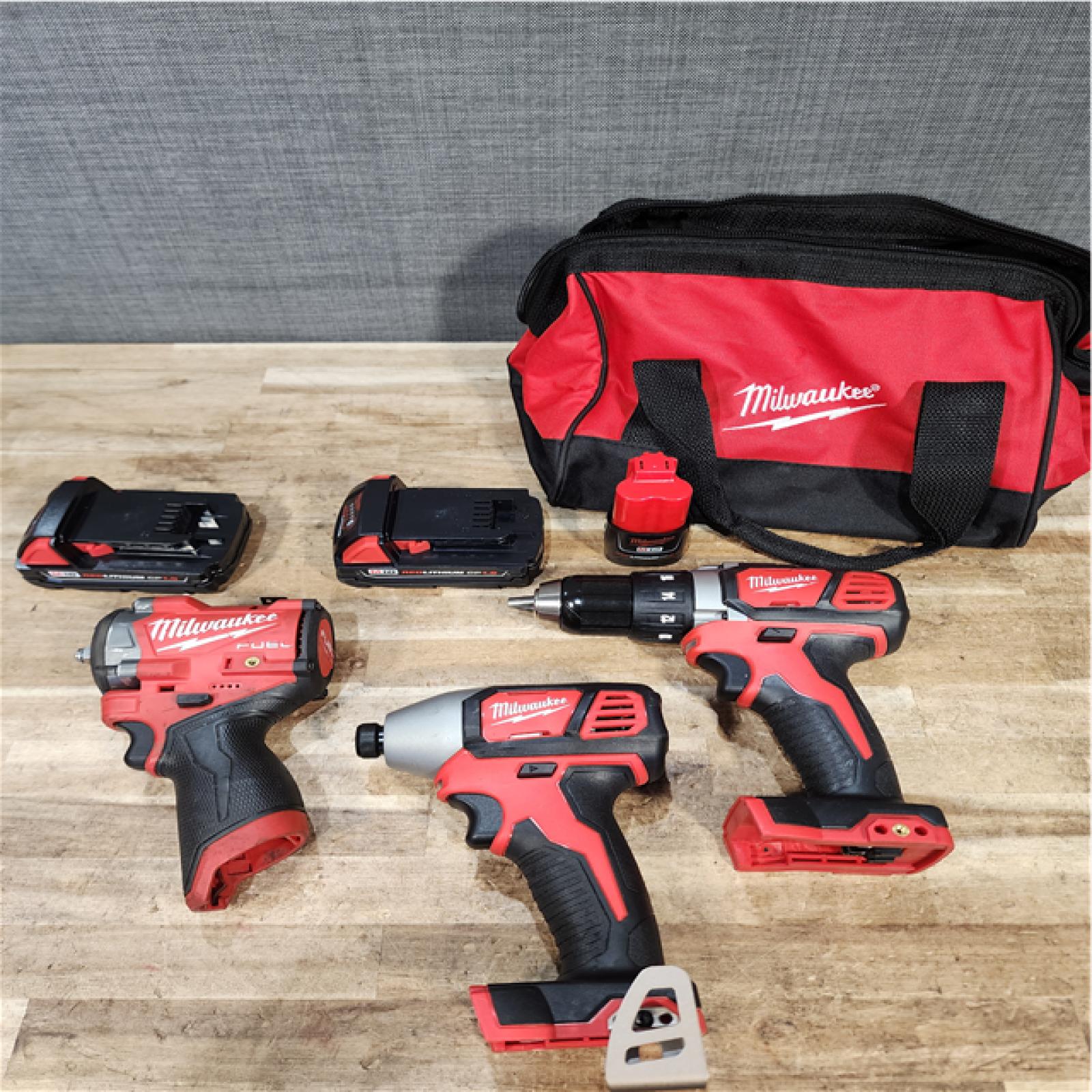 Houston Location Milwaukee Drills QTY/3 and Batteries QTY/3 with Charger
