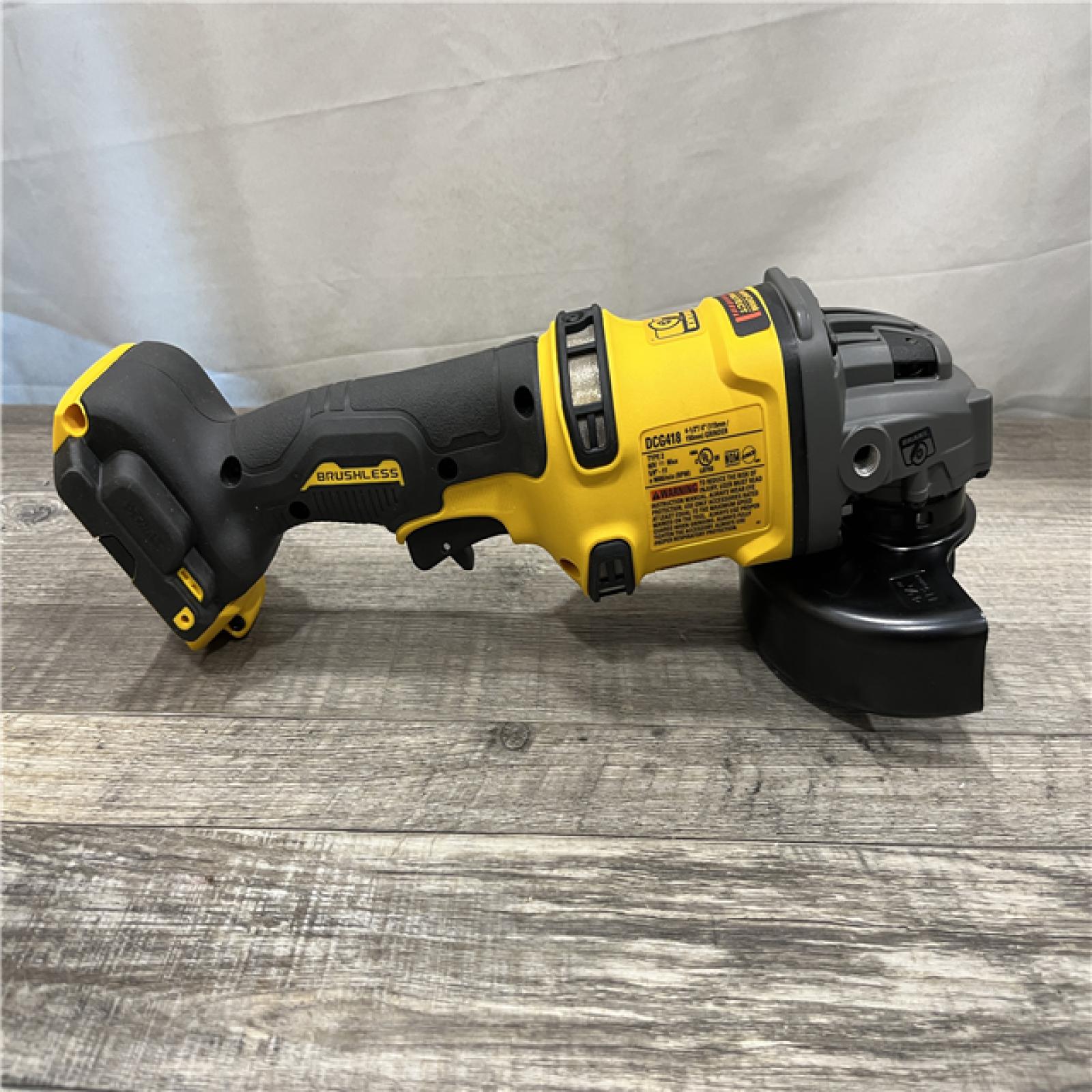 AS-IS DEWALT FLEXVOLT 60V MAX Cordless Brushless 4.5 in. to 6 in. Small Angle Grinder with Kickback Brake (Tool Only)
