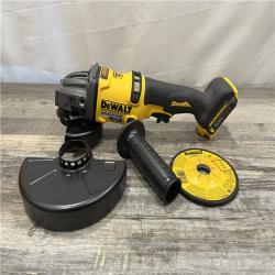 AS-IS DEWALT FLEXVOLT 60V MAX Cordless Brushless 4.5 in. to 6 in. Small Angle Grinder with Kickback Brake (Tool Only)