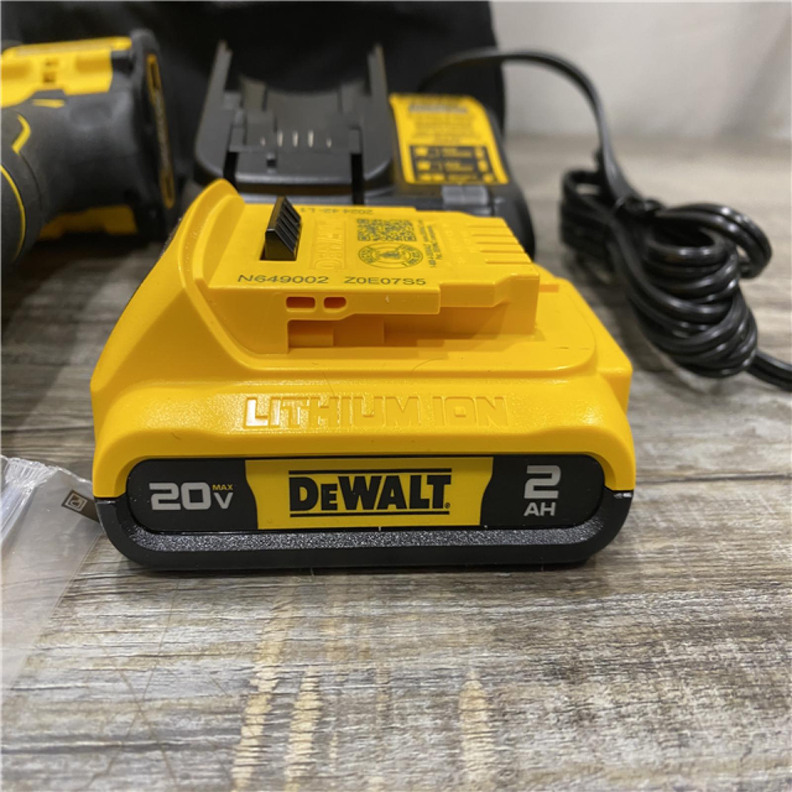 AS-IS DEWALT Atomic 20V Lithium-Ion Cordless Compact 1/2 in. Drill/Driver Kit