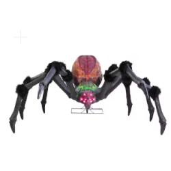 DALLAS LOCATION - Home Accents Holiday 9.5 ft. Long Gruesome Grounds Giant-Sized LED Arachnophobia Spider