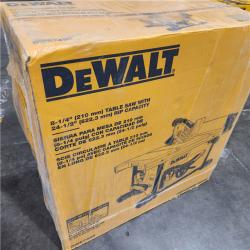 NEW- Dewalt 8-1/4 Compact Jobsite Table Saw
