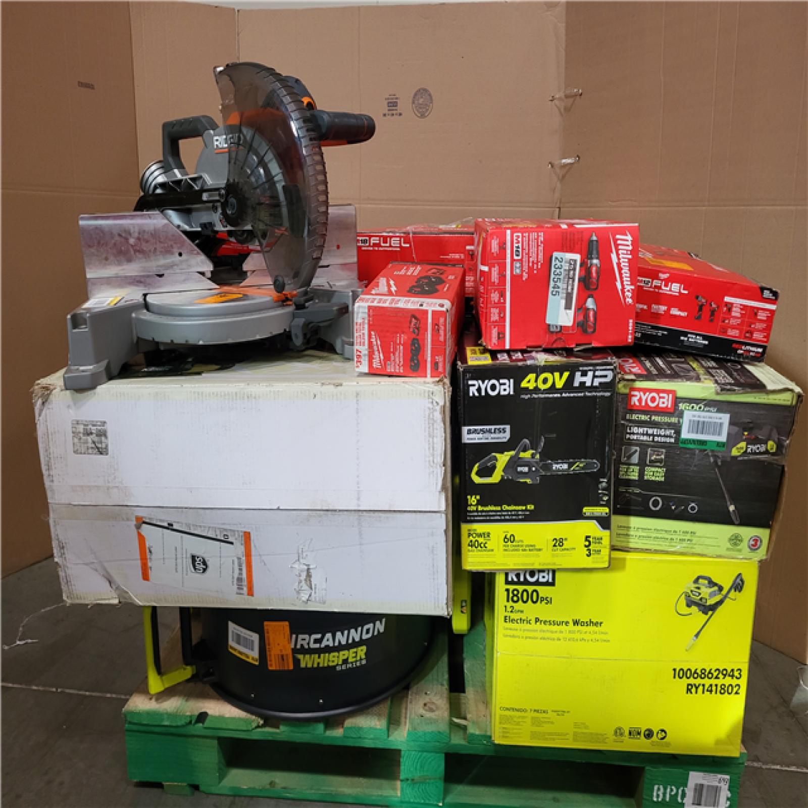 CALIFORNIA AS-IS TOOL PALLET