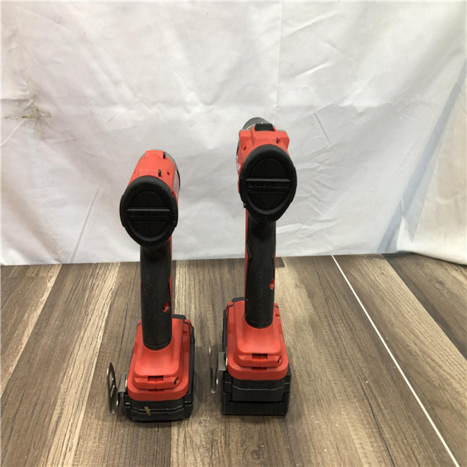 AS-IS Milwaukee 18-Volt Lithium-Ion Brushless Cordless Compact Hammer Drill/Impact Combo Kit