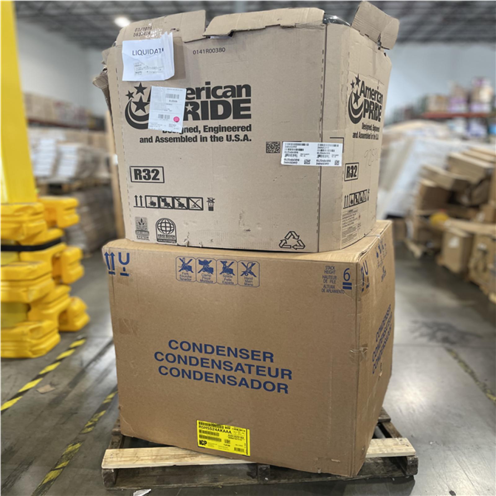 DALLAS LOCATION - AS-IS MIXED CONDENSOR PALLET (2 UNITS)