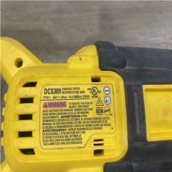AS-IS DEWALT FLEXVOLT 60V MAX Cordless Brushless Reciprocating Saw (Tool Only)