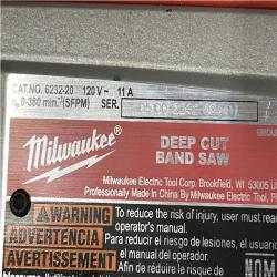 AS-IS Milwaukee 11 Amp Deep Cut Band Saw with Hard Case
