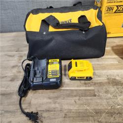 HOUSTON LOCATION - AS-IS DeWalt 20V 16 Gauge Cordless Angled Finish Nailer Kit W/ 2Ah Battery