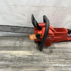 AS-IS Milwaukee FUEL 16 in. 18V Lithium-Ion Brushless Battery Chainsaw (Tool-Only)