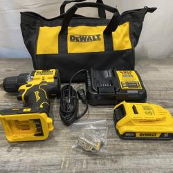 AS-IS DEWALT Atomic 20V Lithium-Ion Cordless Compact 1/2 in. Drill/Driver Kit