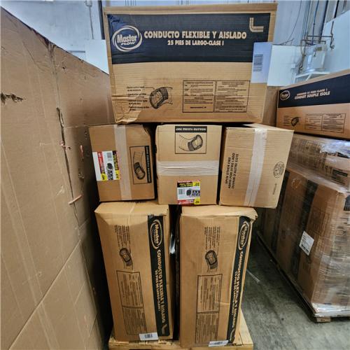 Phoenix NEW Master Flow 10 in. x 25 ft. Insulated Flexible Duct R8 Silver Jacket Pallet (9-Boxes)