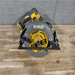 HOUSTON LOCATION - AS-IS DEWALT FLEXVOLT 60V MAX Cordless Brushless 7-1/4 in. Circular Saw with Brake (Tool Only)