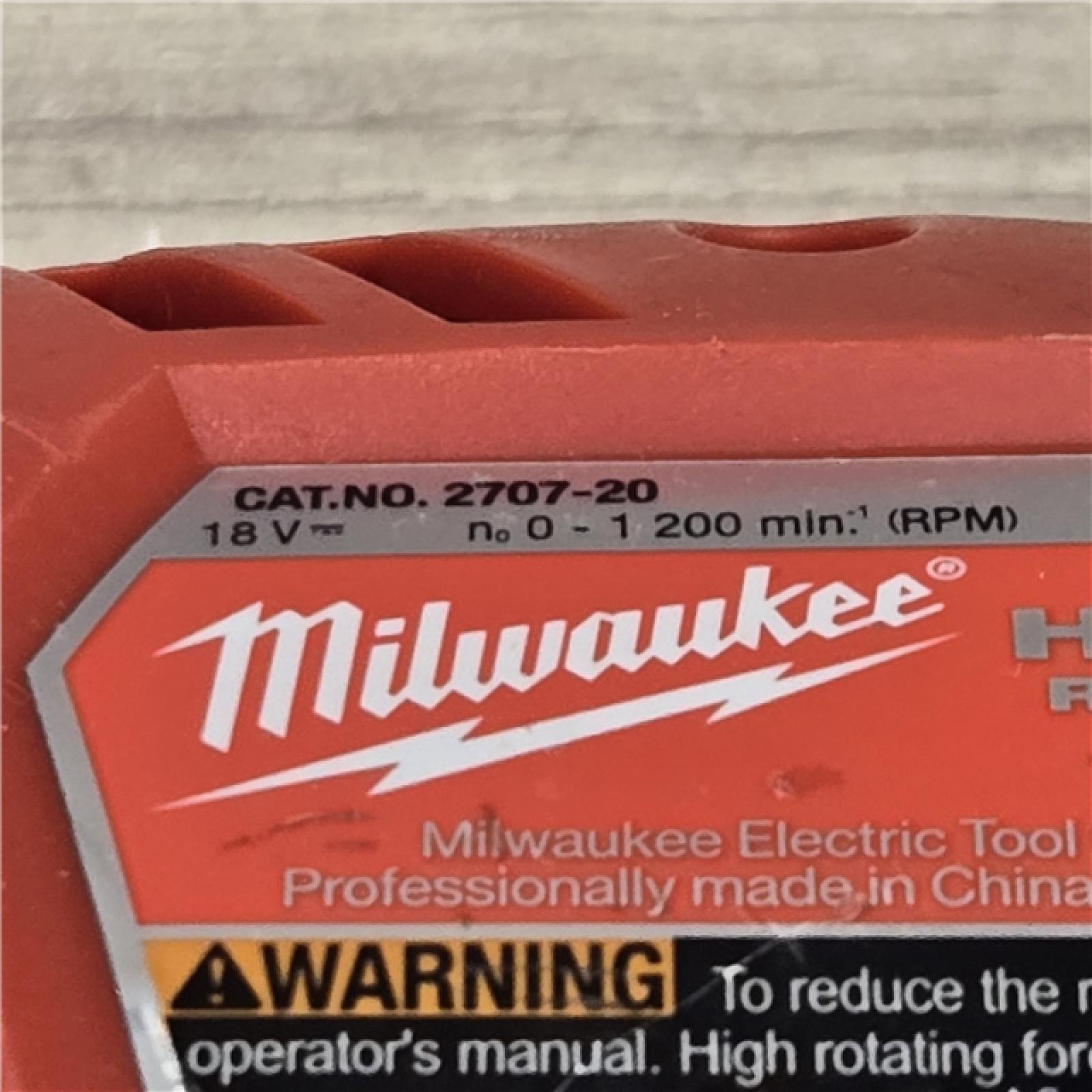 AS-IS Milwaukee M18 FUEL 18V Cordless 1/2 in. Hole Hawg Right Angle Drill (Tool-Only)
