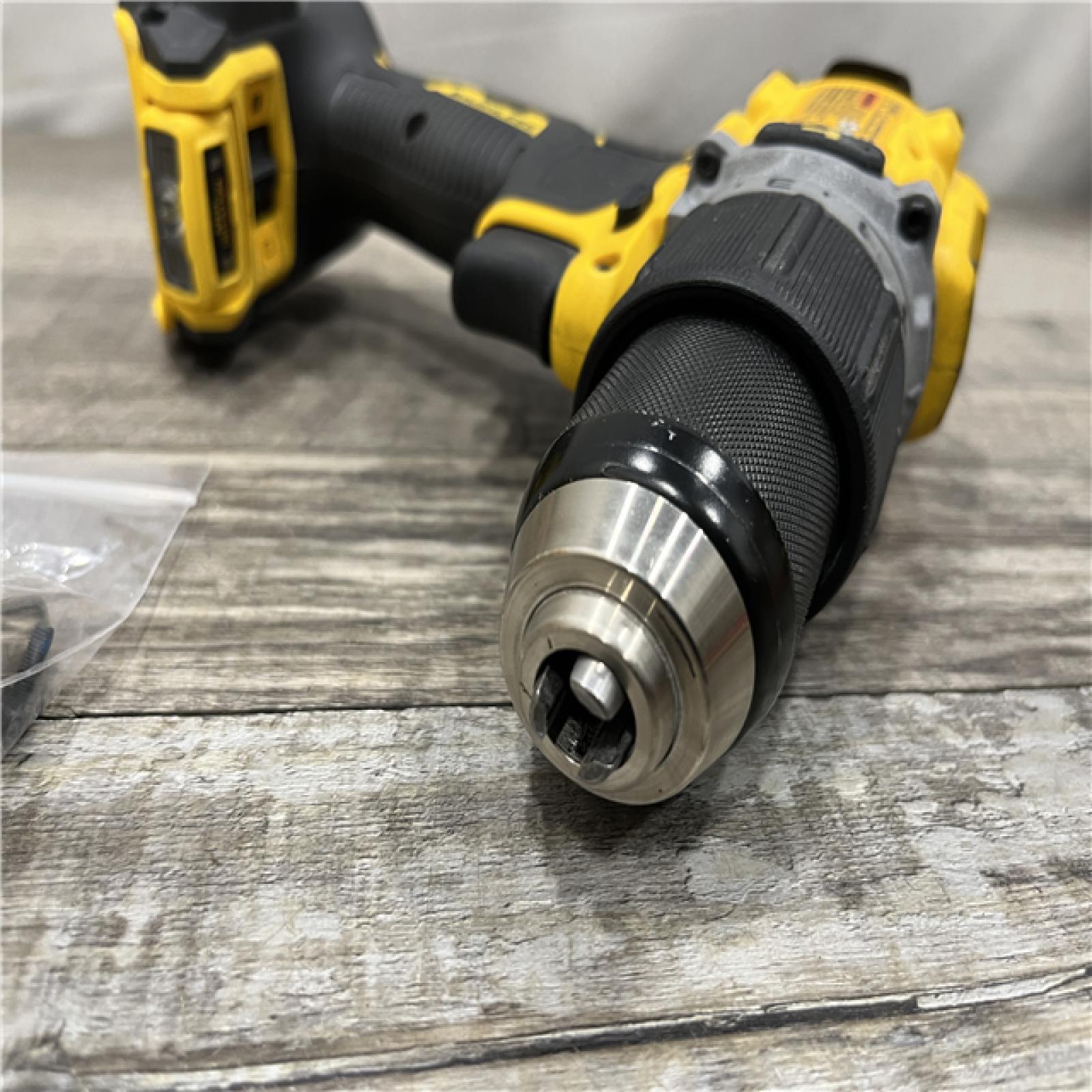 AS-IS DEWALT 20V XR Brushless Cordless 1/2 in. Hammer Drill (Tool-Only)