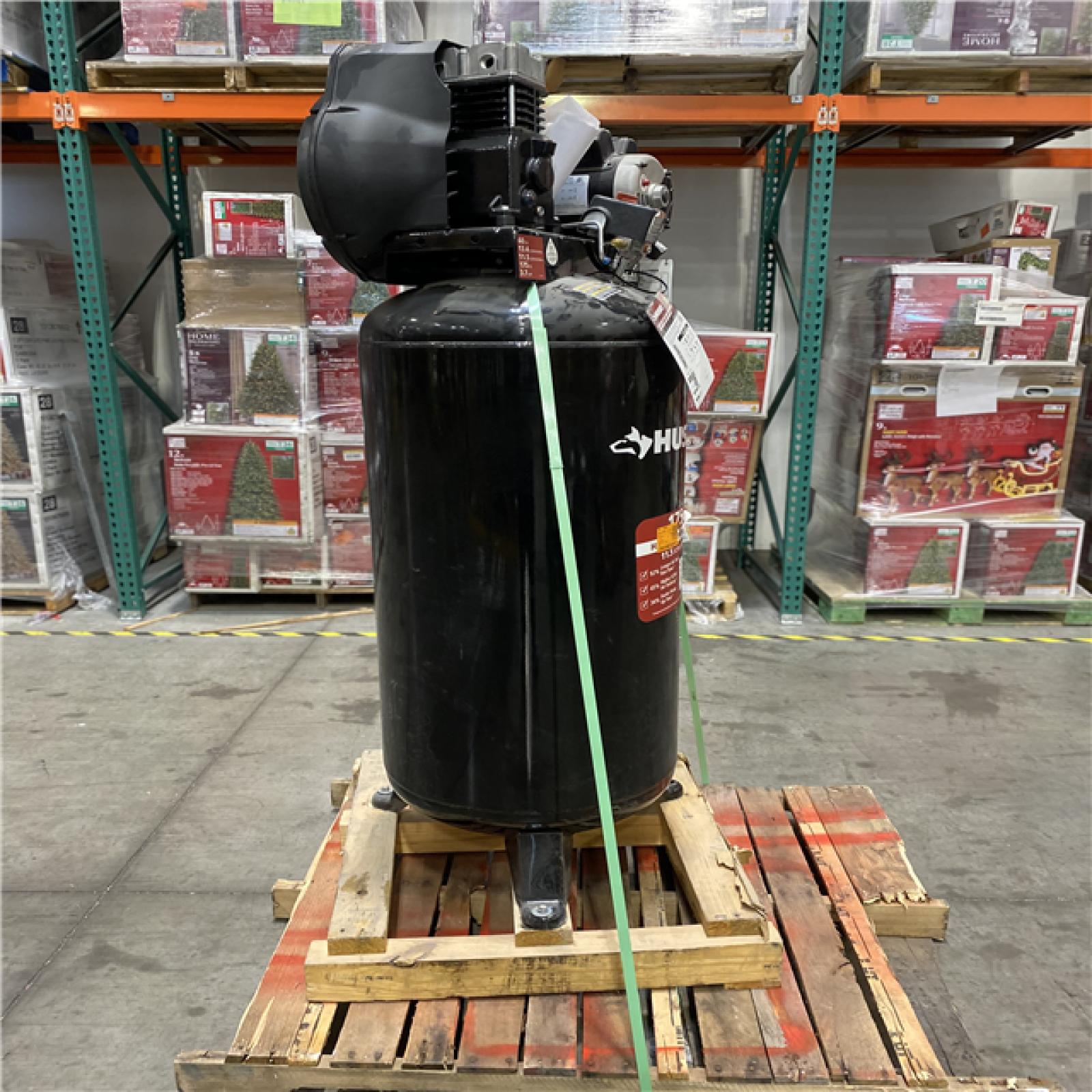 Dallas Location - As-Is Husky 60 Gal. 3.7 HP 1-Phase 175 PSI Electric Air Compressor