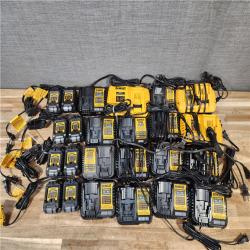 HOUSTON LOCATION - AS-IS DEWALT BATTERY CHARGER PACK QTY - 24