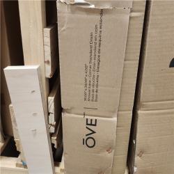 Phoenix Location NEW OVE Decors Breeze 32 in. L x 32 in. W x 76.97 in. H Corner Shower Kit with Clear Framed Sliding Door in Black and Shower Pan