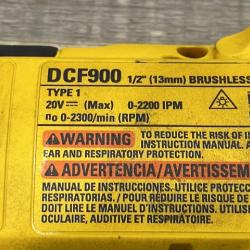 AS-IS DEWALT 20V MAX Lithium-Ion Cordless 1/2 in. Impact Wrench Kit