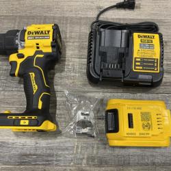 AS-IS DEWALT Atomic 20V Lithium-Ion Cordless Compact 1/2 in. Drill/Driver Kit