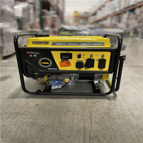 DALLAS LOCATION - AS-IS Champion 7 850-Watt DUAL GENERATOR