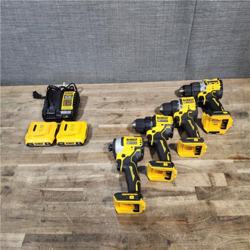 HOUSTON LOCATION - AS-IS DEWALT 4 TOOL COMBO KIT W/ (2) BATTERY & CHARGER