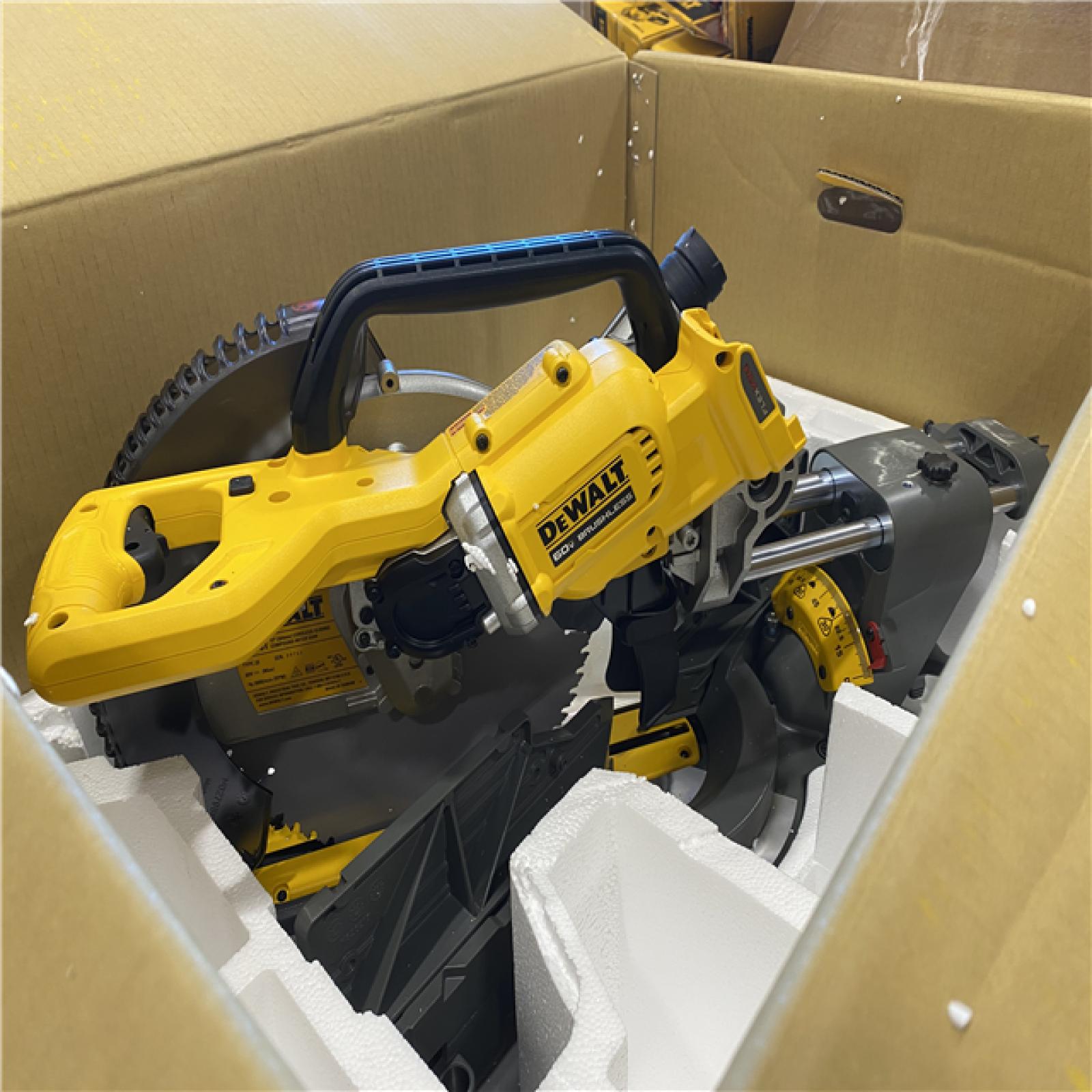 AS-IS DEWALT 60V Lithium-Ion 12 in. Cordless Sliding Miter Saw (Tool Only)