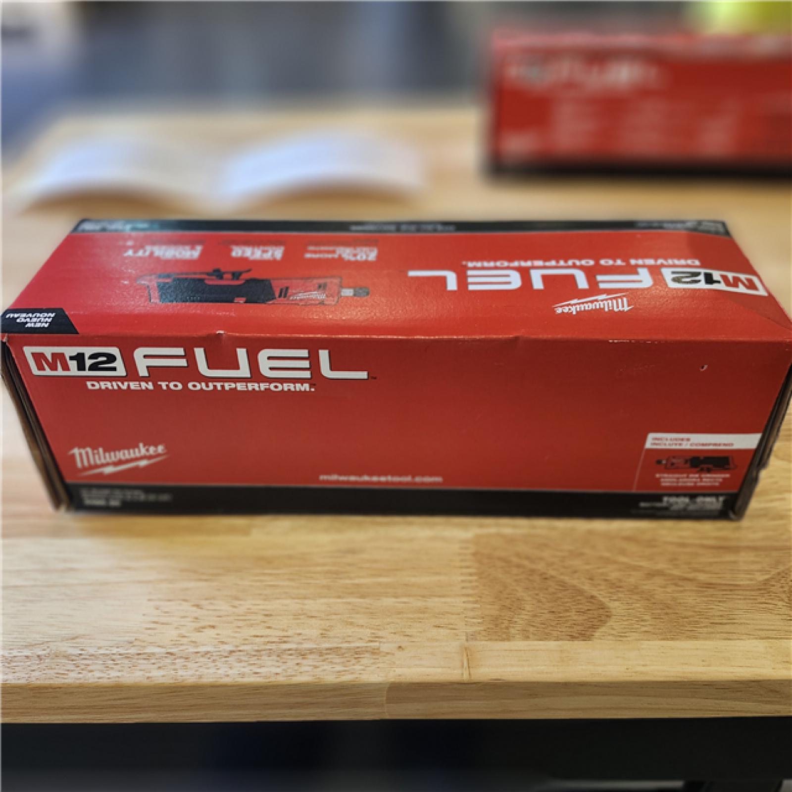 NEW! - Milwaukee M12 FUEL 12V Lithium-Ion Brushless Cordless 1/4 in. Straight Die Grinder (Tool-Only)