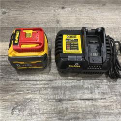 AS-IS DEWALT FLEXVOLT 20V/60V MAX Lithium-Ion 6.0Ah Battery Pack with Charger