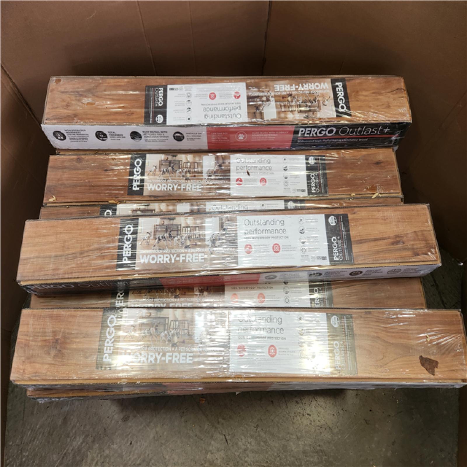 Phoenix NEW Pergo Outlast+ Applewood 12 mm T x 5.2 in. W Waterproof Laminate Wood Flooring (384 sqft/28 case)