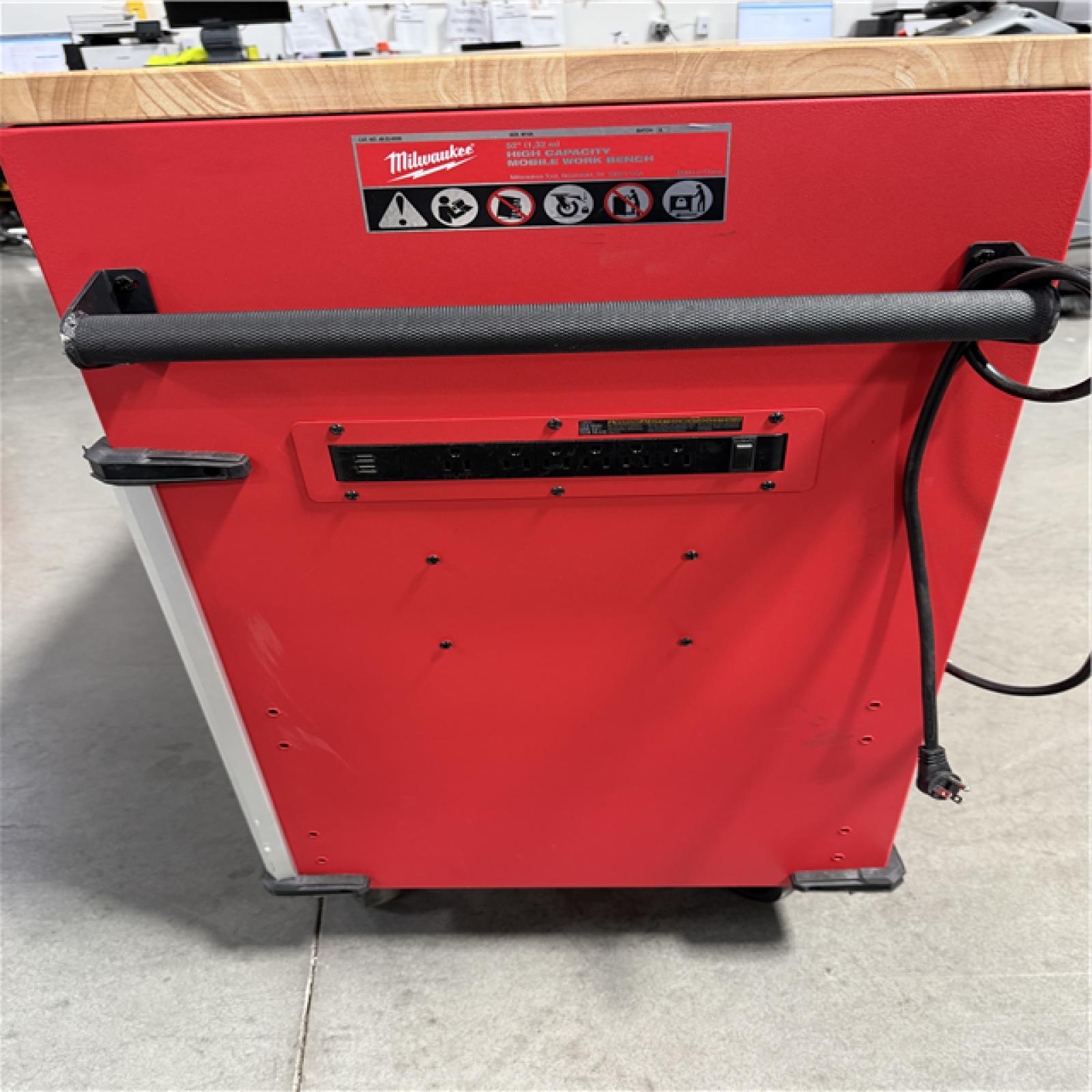 California AS-IS Milwaukee 52 High Capacity Mobile Work Bench